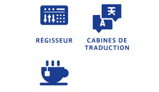 icône régisseur, cabines de traduction, work café